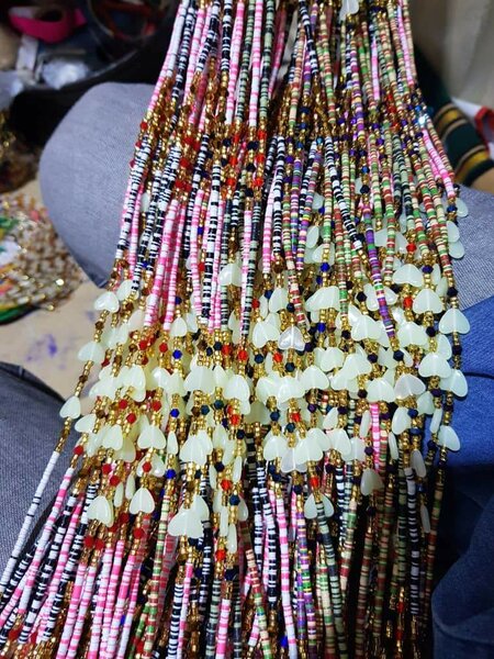 Perle lumineuse  multicolore ( 2 cordes de 118cm)