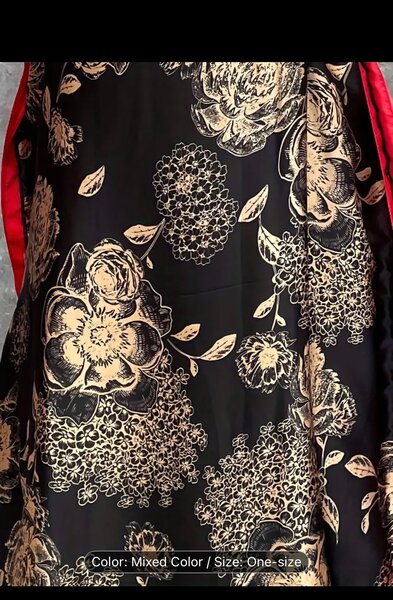 Women's Luxury Floral Kaftan Dress with Shawl