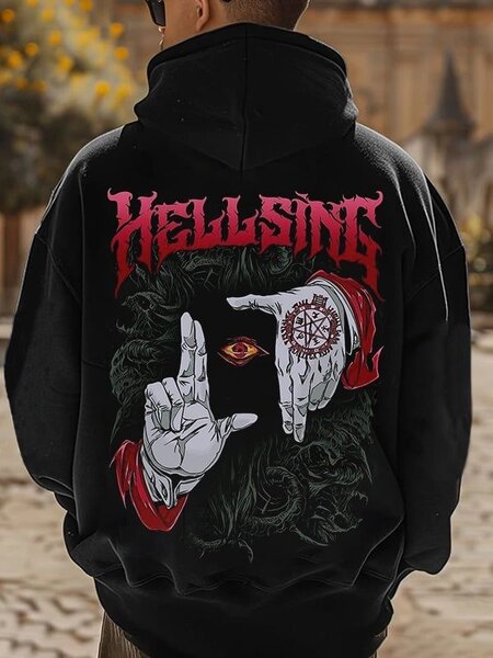 Sweatshirt à capuche Anime Hellsing