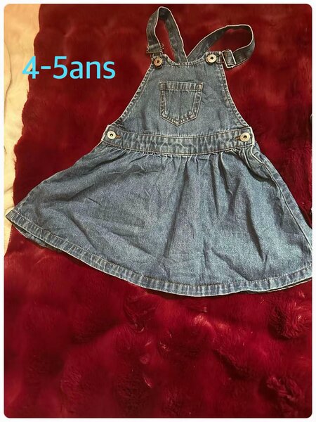 Robe en jean pour fille 4-5 ans