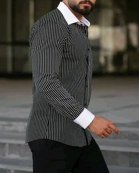 Chemise à rayures homme élégante