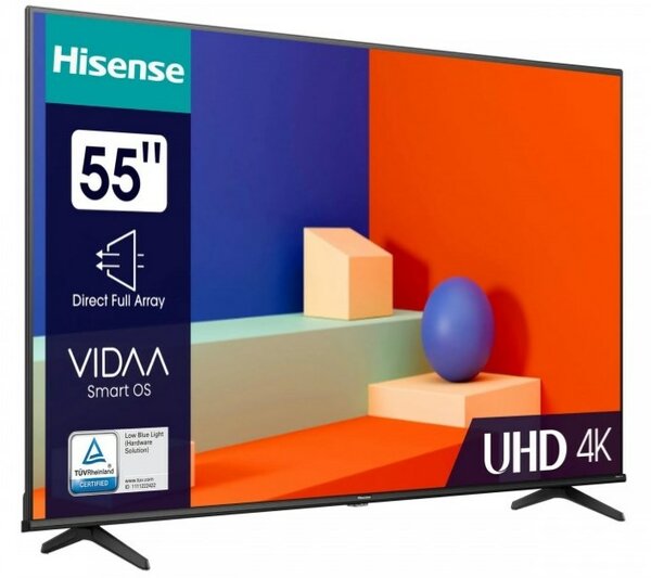 Hisense 55 pouces - 55A6K (2024) - A6 Series  4K UHD Smart TV - WIFI- BLUETOOTH