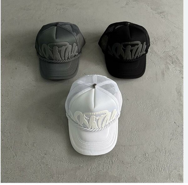 Casquettes tendance logo brodé