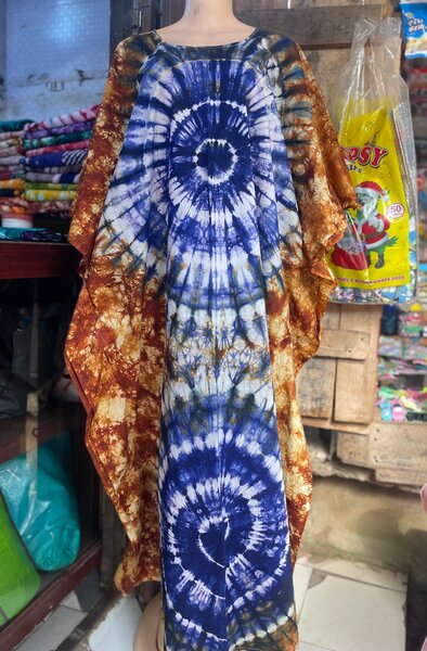 Robe africaine tie and dye