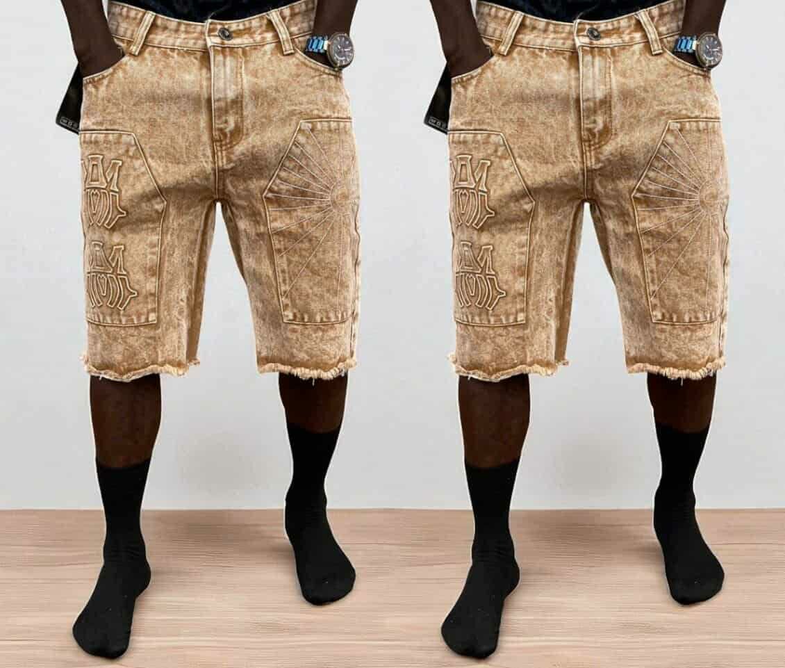 Shorts en jean décontractés homme