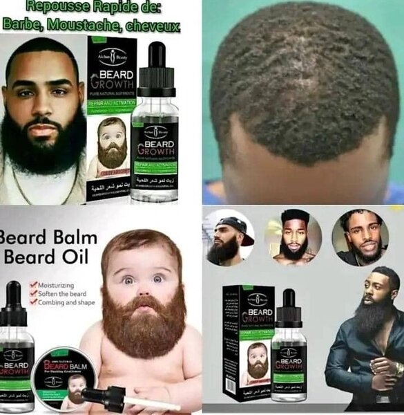 Traite la calvitie fait poussé barbe et cheveux