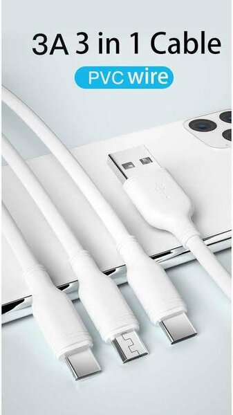 3 in 1 branded coper cable