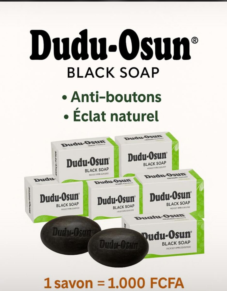 Dudu-Osun Savon Noir Naturel