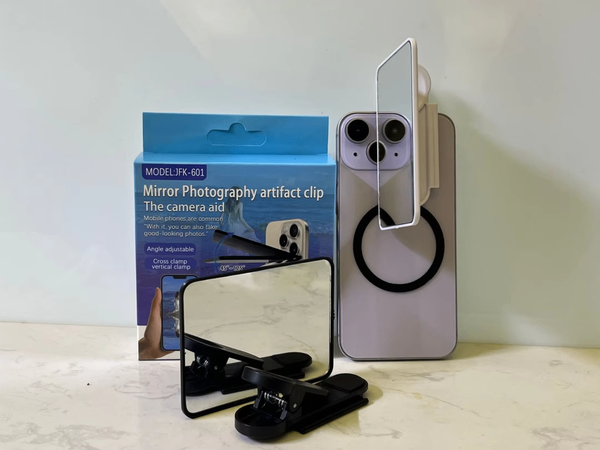 Clip miroir photo pour portable