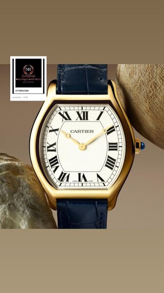 Montre cartier authentique avec sa boîte