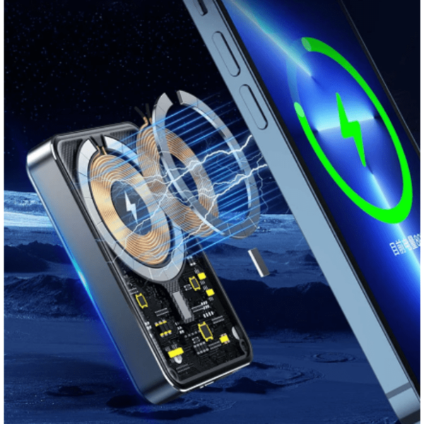 10,000 mah 22.5watt Wireless Mage Safe Power Bank