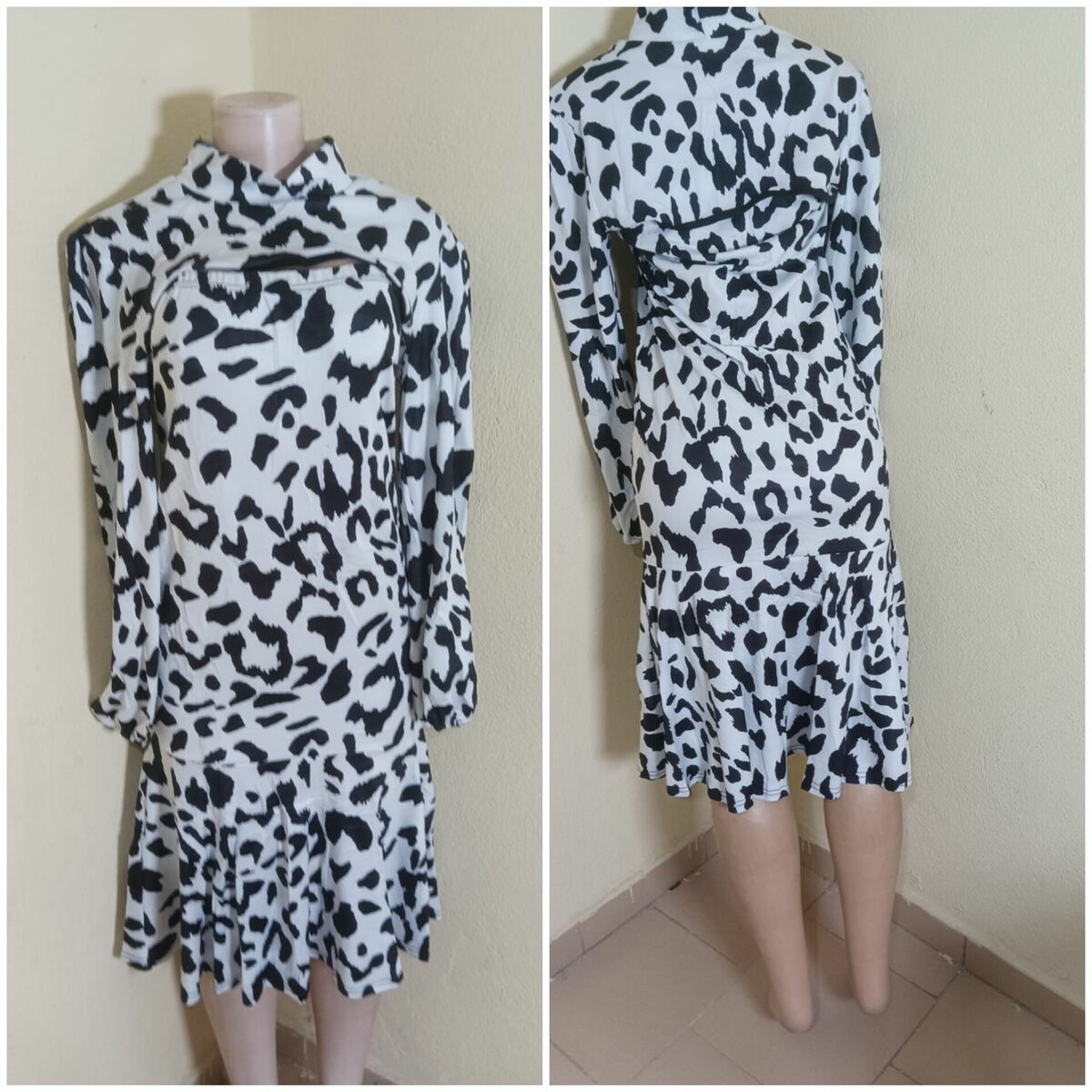 Robe fluide à motifs