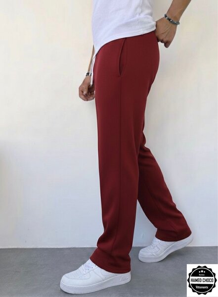 Pantalon Jogging Rouge Homme