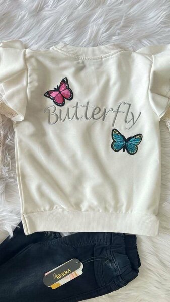 Long sleeve top with Jeans