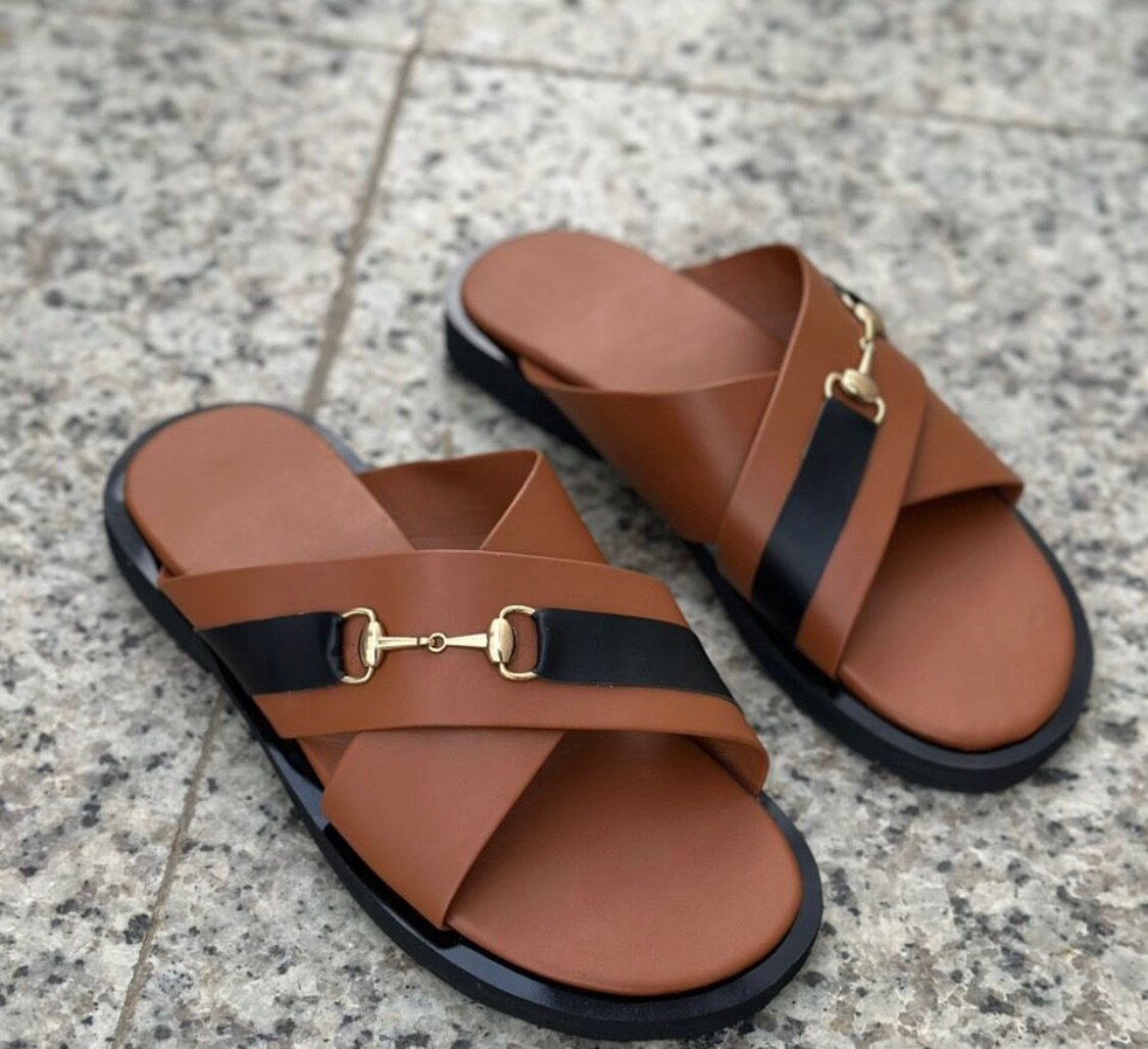 Sandales en cuir pour hommes