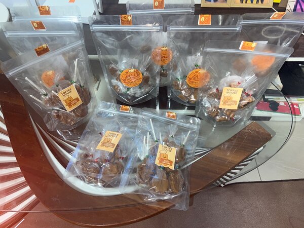 Sucette toffee vanille