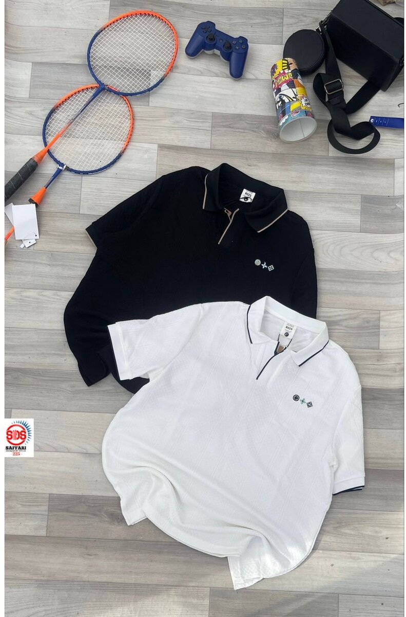 Polo Homme Bicolore Élégant