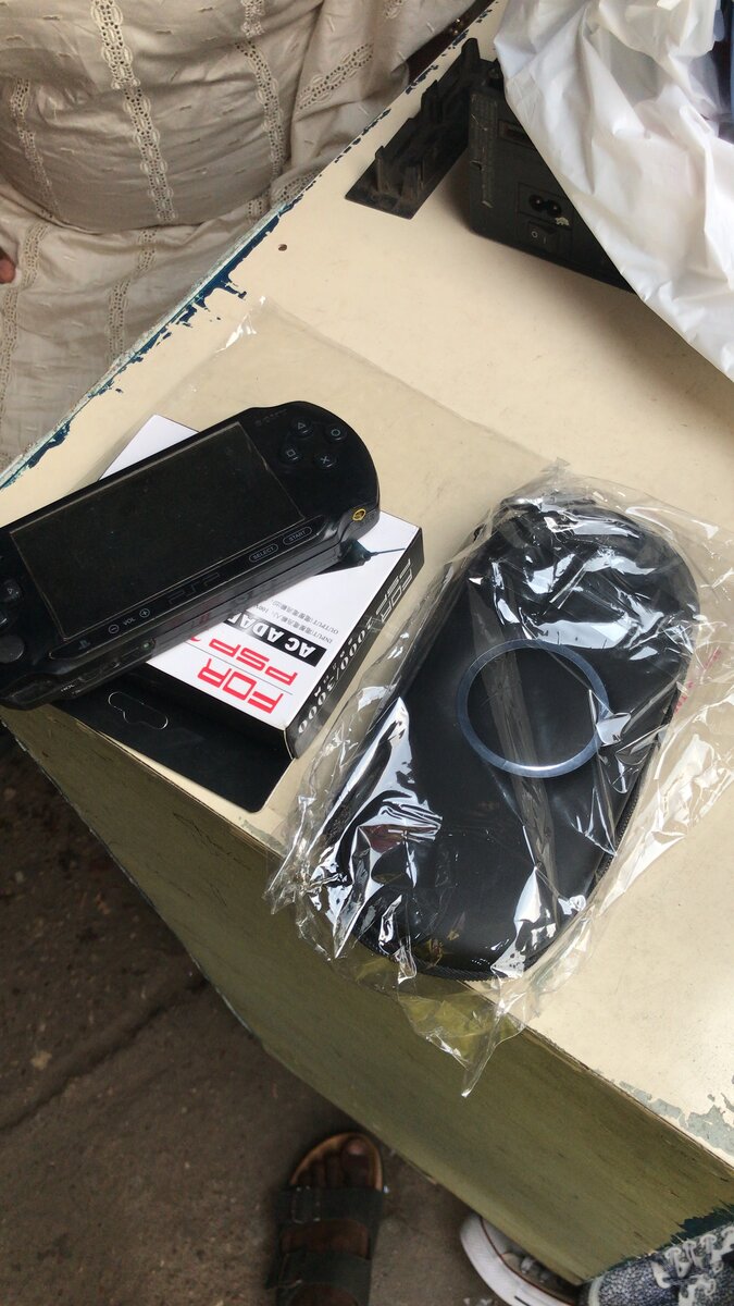 Console de jeu PSP noire