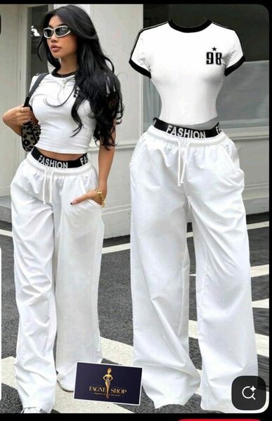 Tenue de sport blanche pour femmes