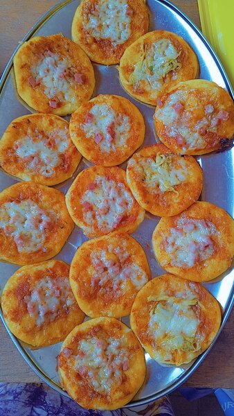 Mini pizzas savoureuses