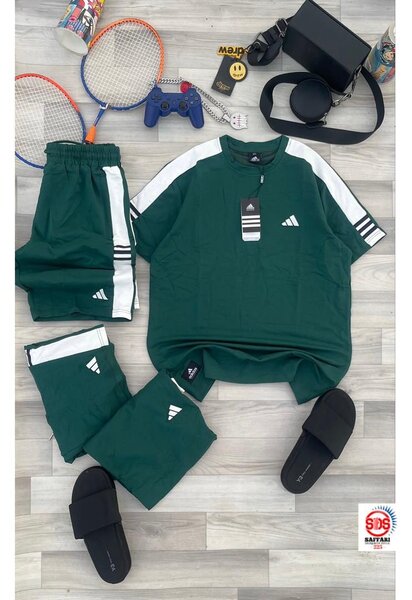 Ensemble de sport vert unisexe