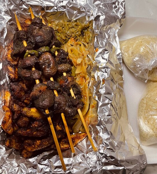 Brochettes de gésiers alloco