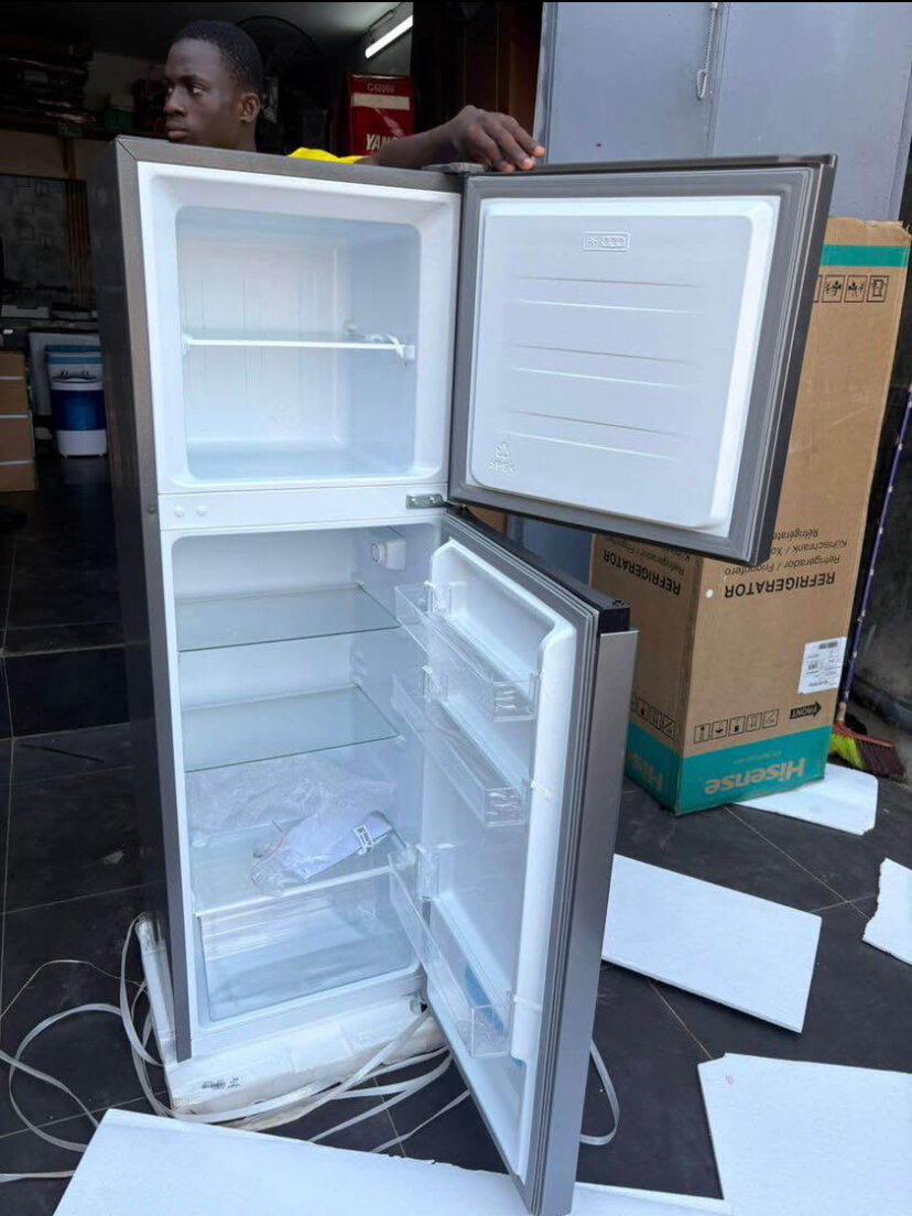 Réfrigérateur double porte argent