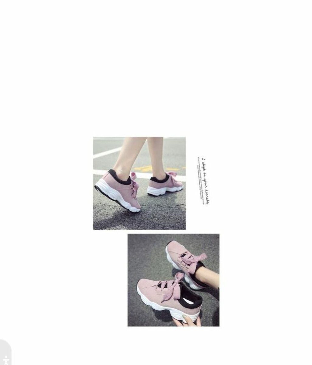 Baskets roses élégantes femme