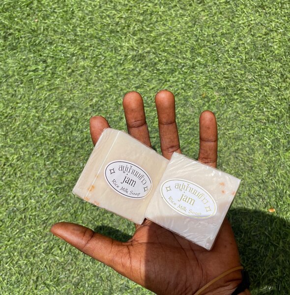 Rice soap