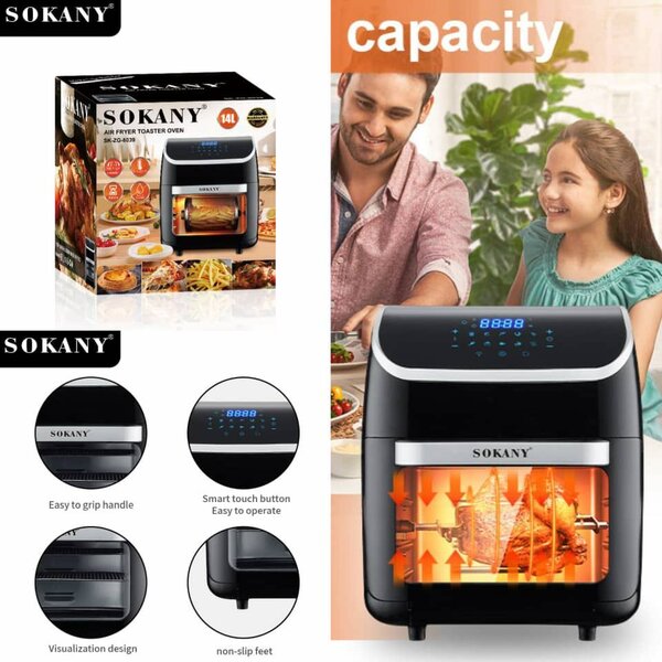 12 Liters deep air fryer