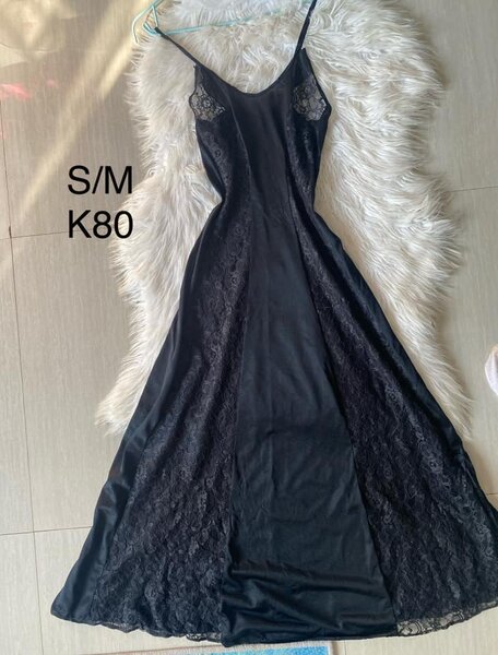 Beautiful women's nightgown black