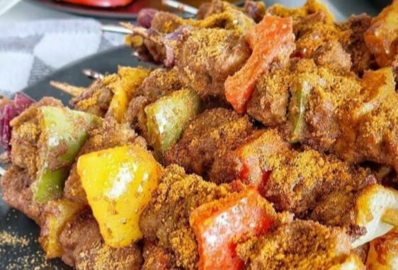 Gizzard kebab