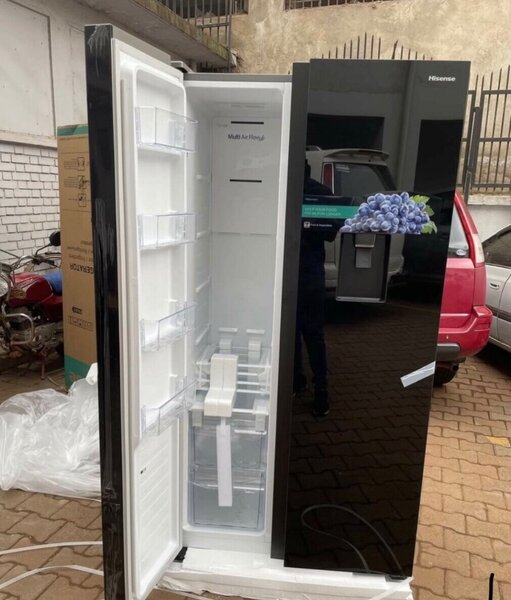 Hisense side by side double door fridge