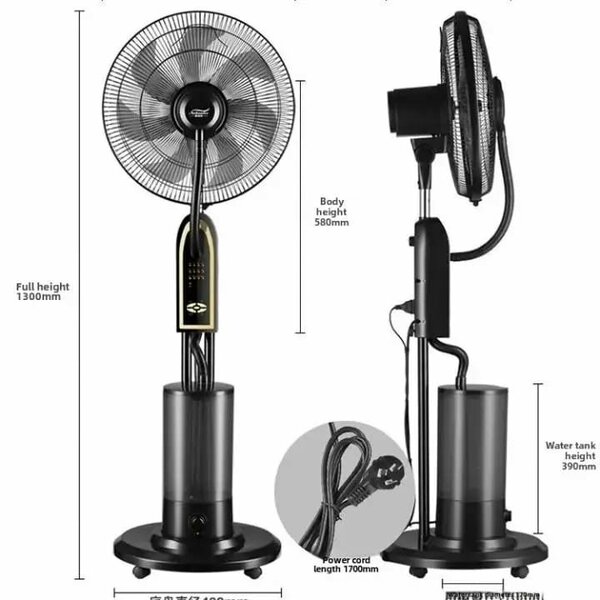 Ventilateur Brumisateurs a eau avec télécommande