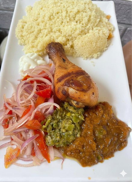 Attieke & poulet grillé