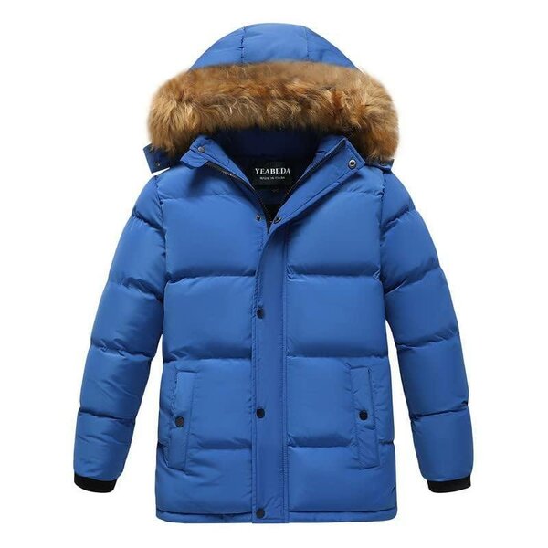 Doudoune Enfant à Capuche Chaude