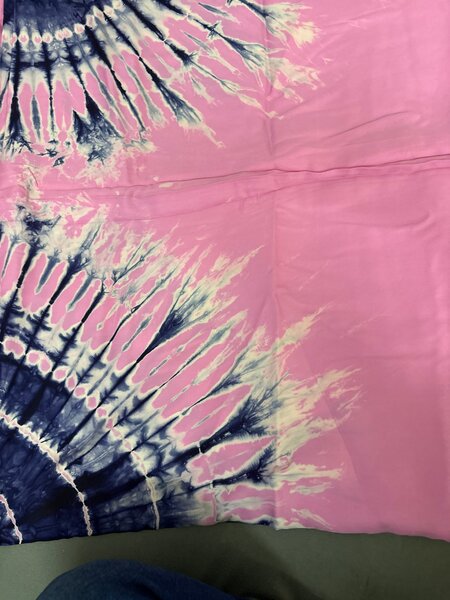 Tissu Tie-Dye Rose
