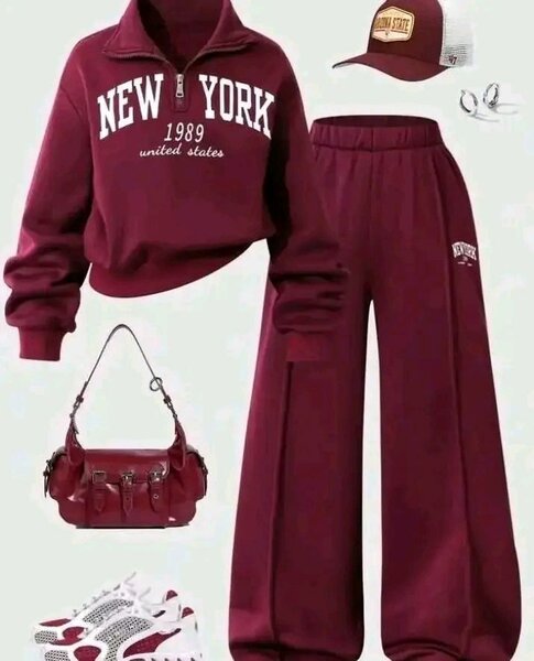 Pantalon large stylé