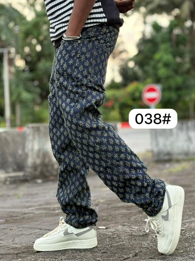 Pantalon ample homme imprimé