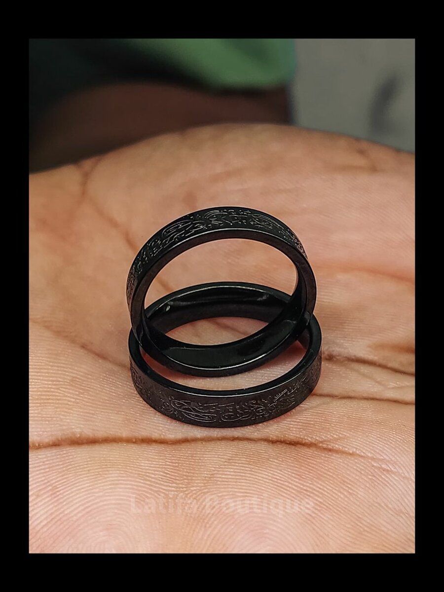 Bague élégante en acier inoxydable