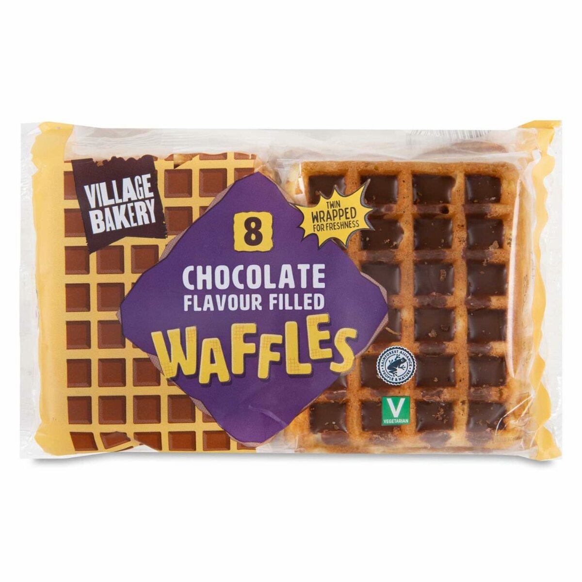 Village Bakery Toasting Waffles 250g/ 12 Pack