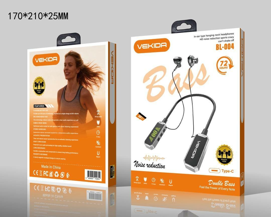 VEKDA BL-004 Wireless Neckband