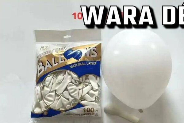 Ballons Décoratifs Blancs 100pcs