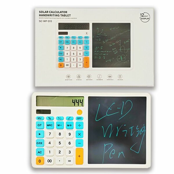 Calculatrice solaire avec tablette