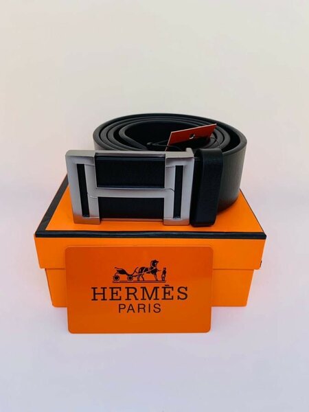 Ceinture Hermès en Cuir Noir