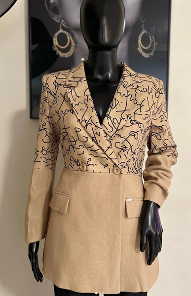 Veste beige femme