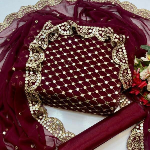 Shiffon Embroidery suit