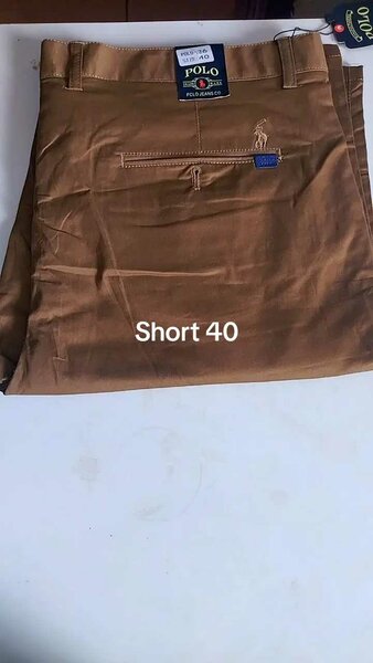 Shorts en coton élégant marron