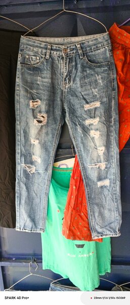 Jeans décontractés déchirés