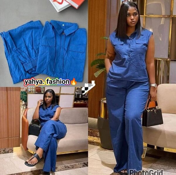 Ensemble bleu chic femme